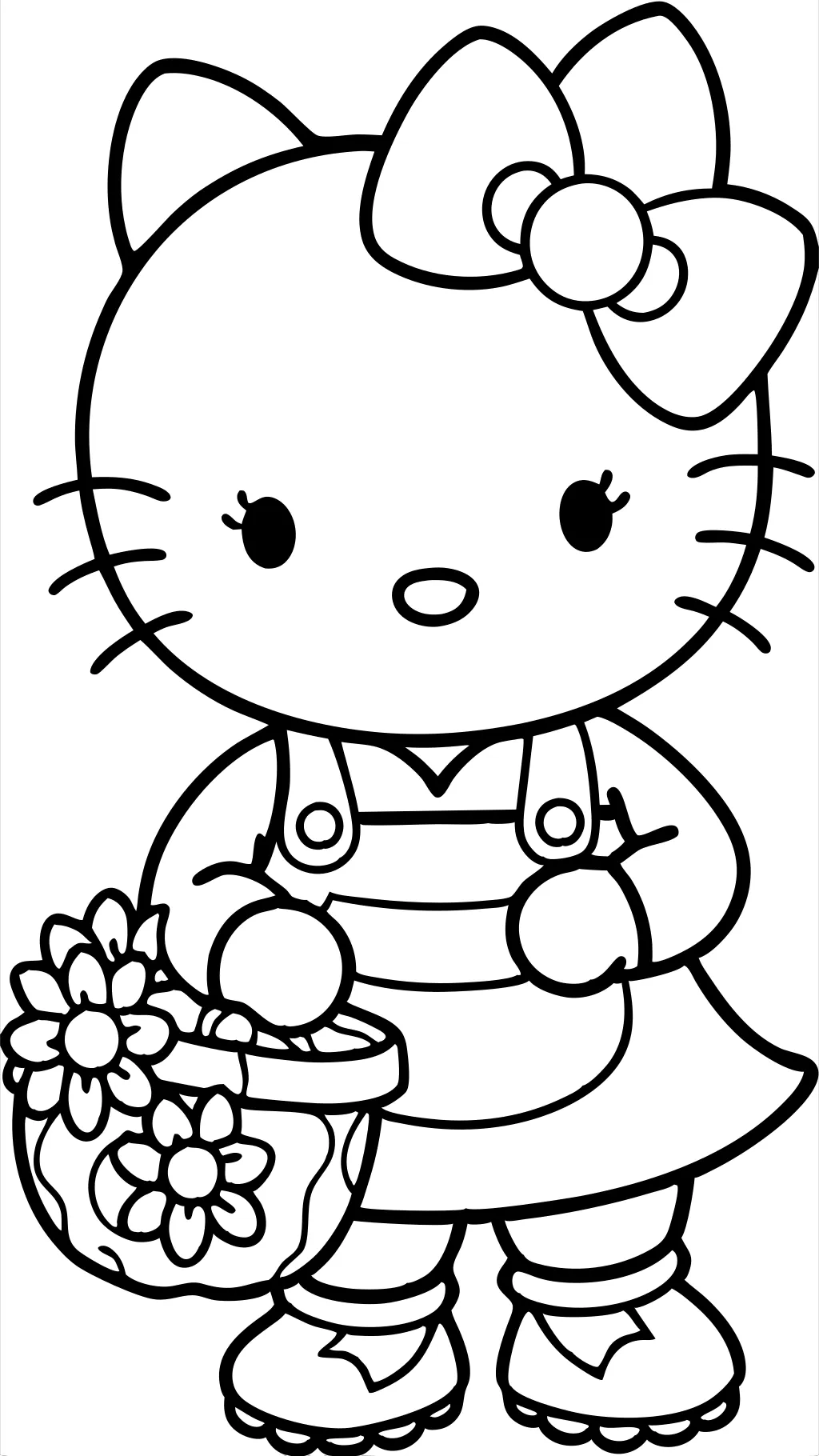 Hello Kitty para colorear en línea